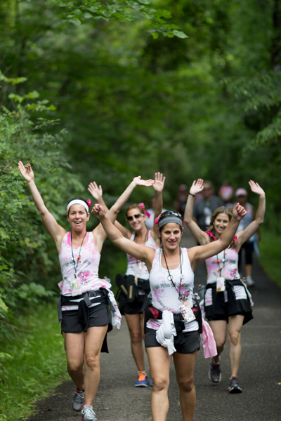 Susan G. Komen walkers gear up and take on Day 3 for breast cancer awareness.
