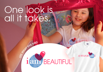 Reflect Who I Am is a CLEveland are company whose mirror image shirts are designed to encourage young girls to love who they are and help boost their self esteem.