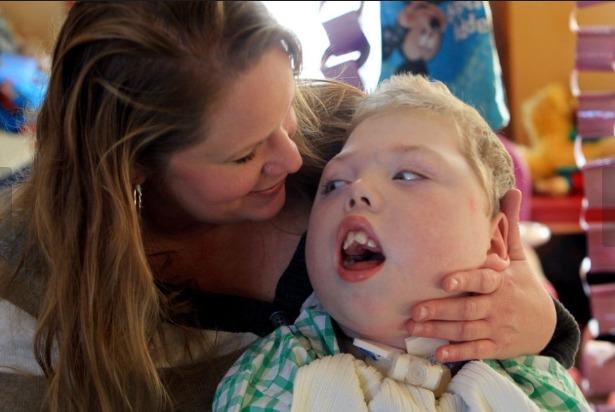The amazing story of Dawn Johnson with her adopted son, Alex.